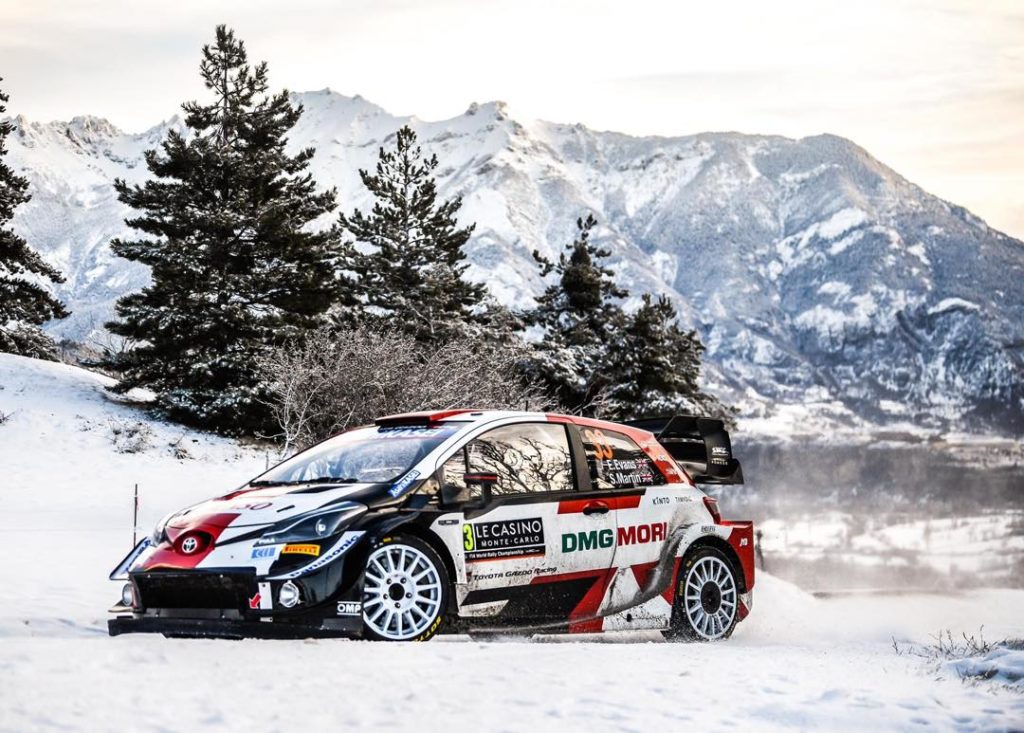 Sébastien Ogier Toyota Yaris Rallye Monte Carlo Pirelli sottozero wrc