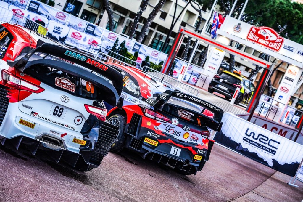 Sébastien Ogier Toyota Yaris Rallye Monte Carlo Pirelli sottozero wrc