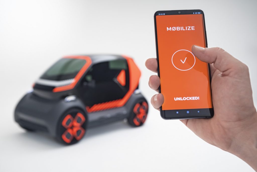 Mobilize EZ-1 Prototype Renault veicolo mobilità urbana condivisa