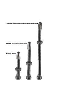 valvole bici schwalbe tre che facilitano il montaggio tubeless steli di lunghezza 40, 60 e 100 millimetri facili da usare