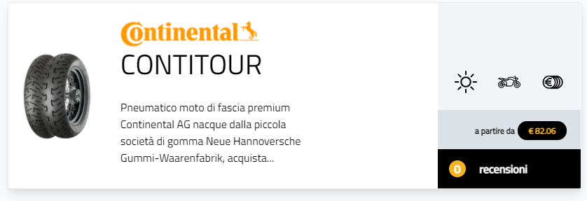 pneumatici moto Continental classifiche pneumatico moto dell'anno Ottimi risultati nella ricerca Pneumatico moto dell'anno per i Continental ContiTrailAttack 3, TKC 70, ContiScoot, ContiRaceAttack 2, ContiSportAttack 4, ContiRoadAttack 3, ContiTour recensioni pareri opinioni