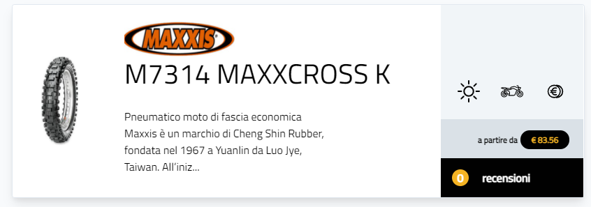 MaxxCross MX-SM Maxxis pneumatico motocross sabbia sabbioso recensioni pareri opinioni