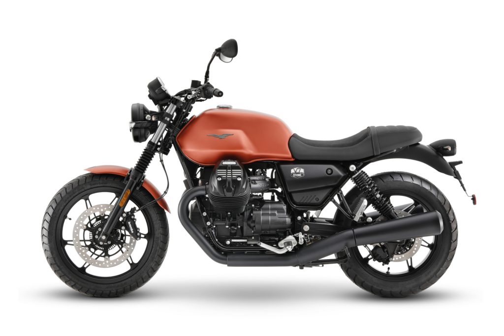 nuova Moto Guzzi V7 2021 pneumatici Dunlop Arrowmax Streetsmart