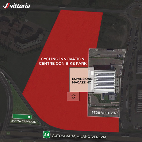 Bike Park brembate Vittoria aprirà il Cycling Innovation Centre innovazione copertoni high tech bici bicicletta R&D grafene gomme pneumatici