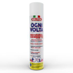 Ogni volta Ma-Fra igienizzante secco ampio spettro superficie covid-19