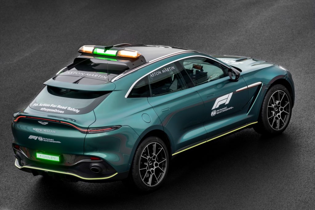 Aston Martin Safety car Formula 1 2021 Vantage nuova DBX medical car