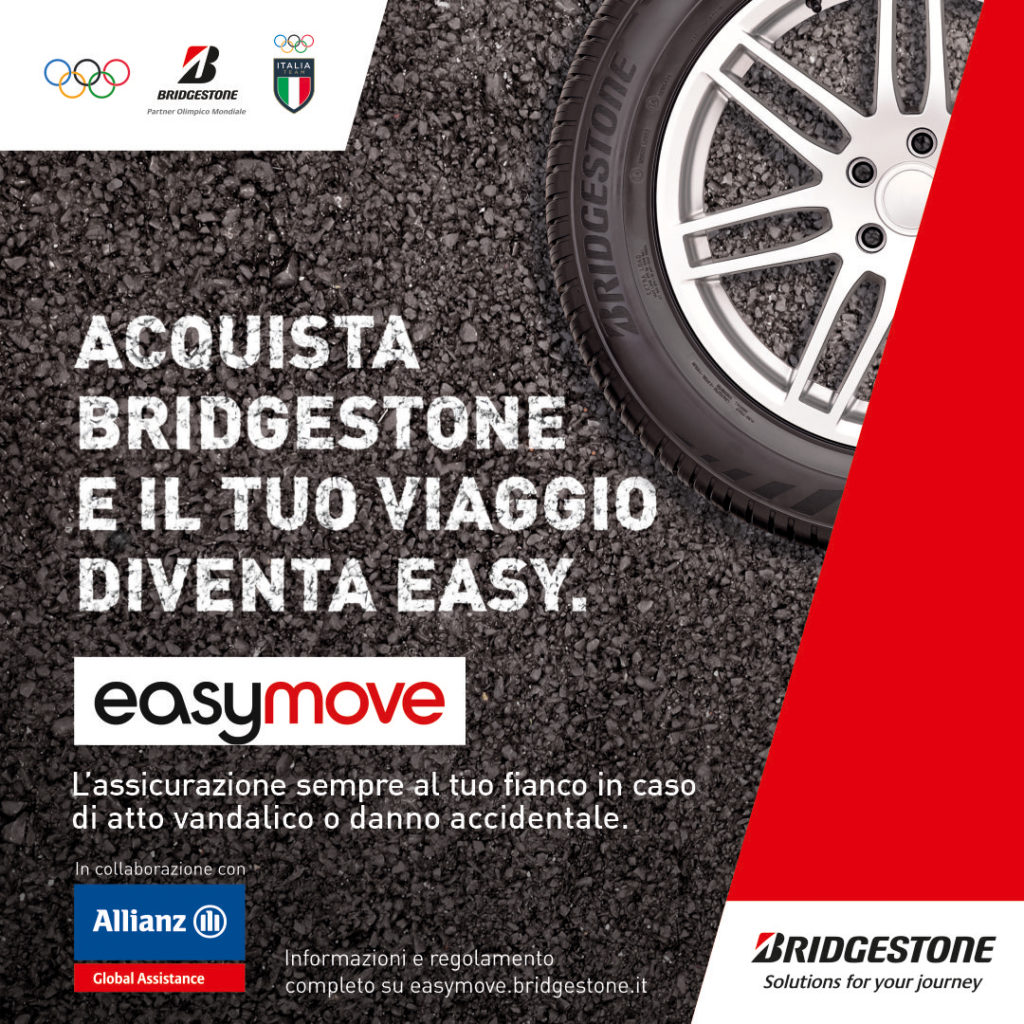 Easymove assicurazione pneumatici Bridgestone assistenza stradale allianz partners