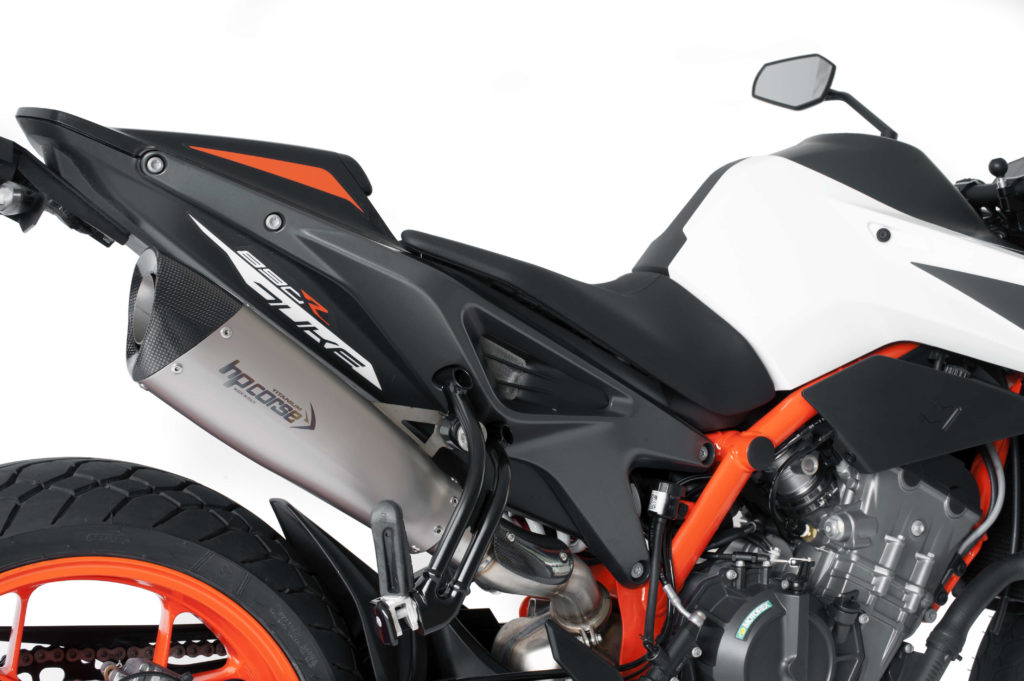 Scarichi per KTM 890 Duke R 2020? HP Corse SP-3 Carbon Short ed Evoxtreme