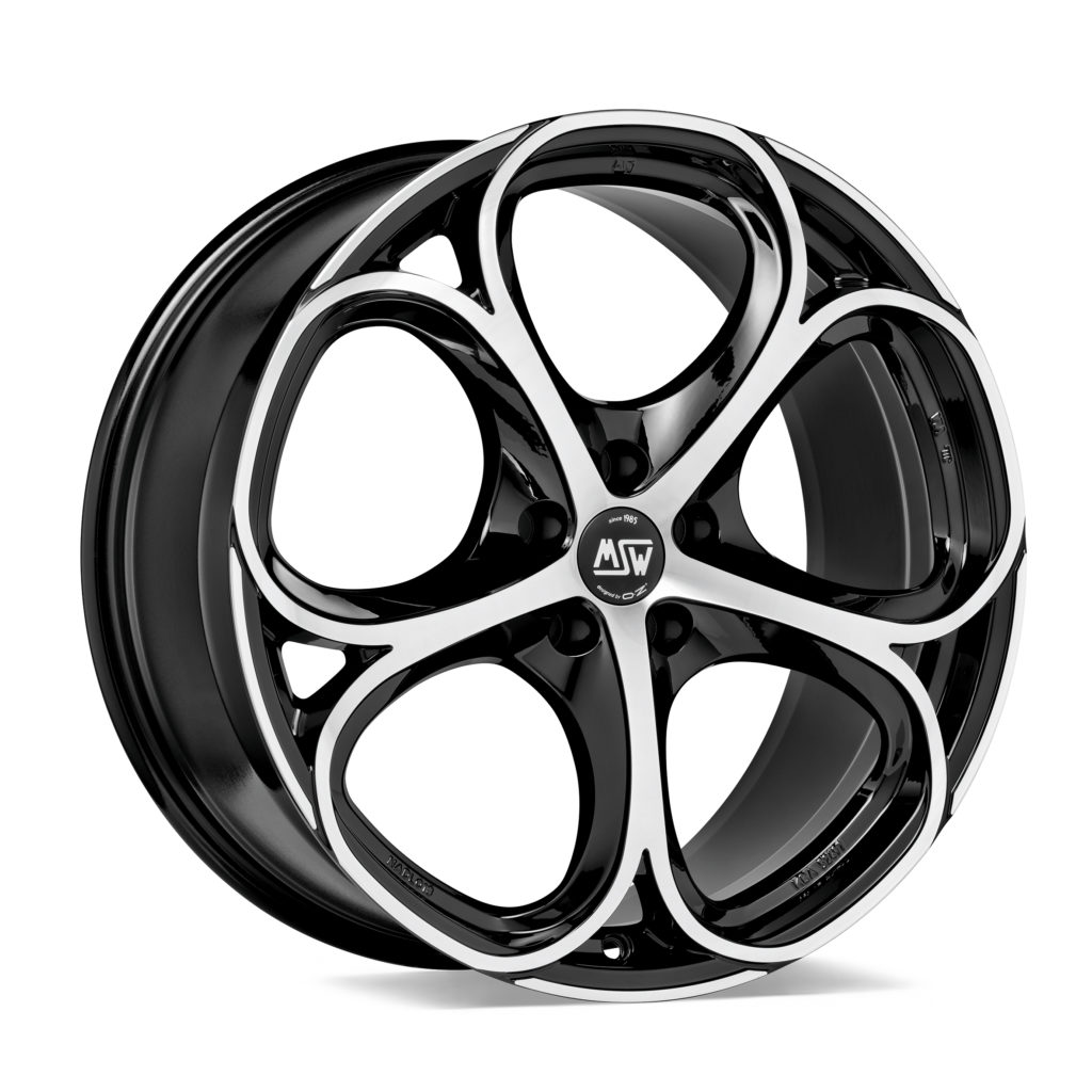 Nuova finitura Gloss Black Full Polished per MSW 82, le ruote dedicate al mondo Alfa Romeo cerchi