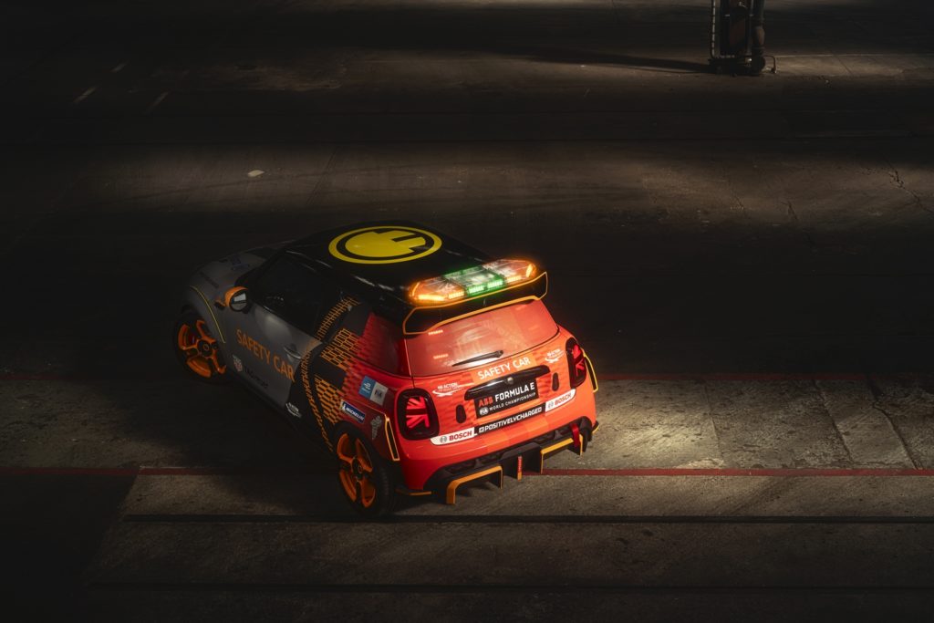 Mini Electric Pacesetter safety car Formula E John Cooper Works