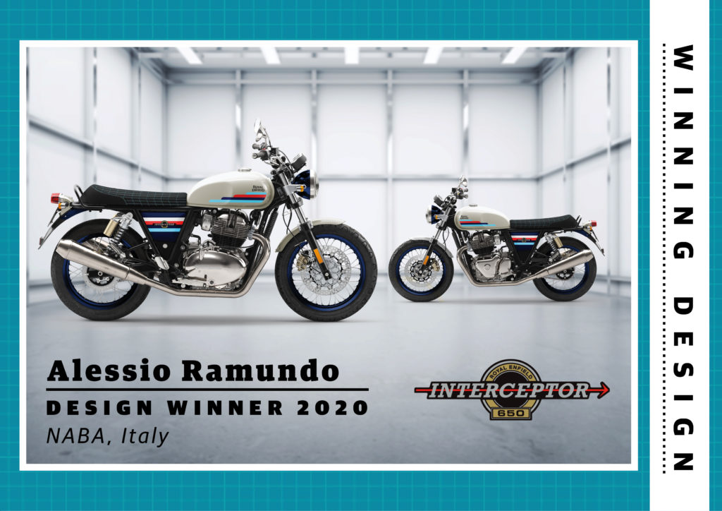 Alessio Ramundo Royal Enfield Style Your Own design studente italiano