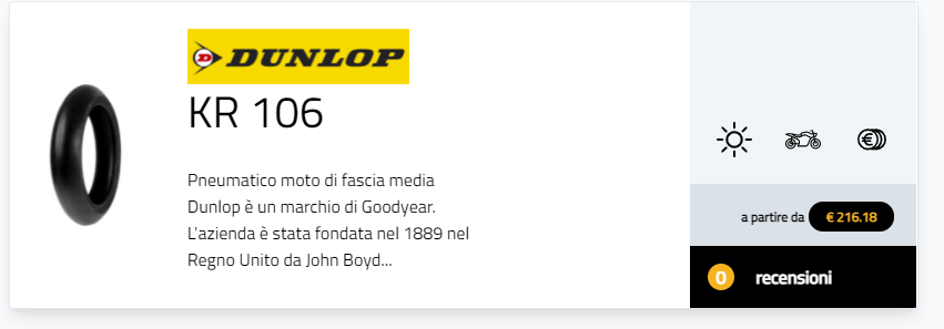 Trofei Motoestate 2021 Dunlop fornitore ufficiale pneumatici gomme