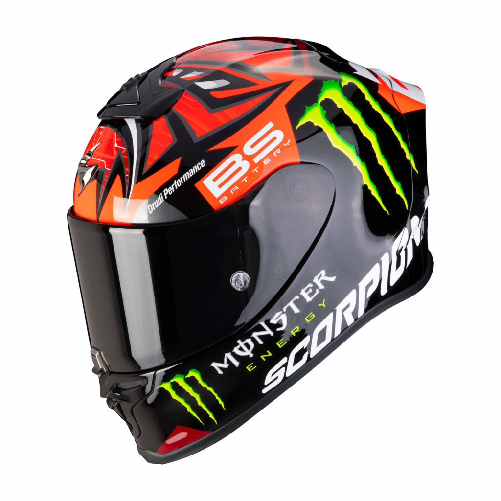 Scorpion Exo R1 Air: il casco racing, anche in replica Fabio Quartararo