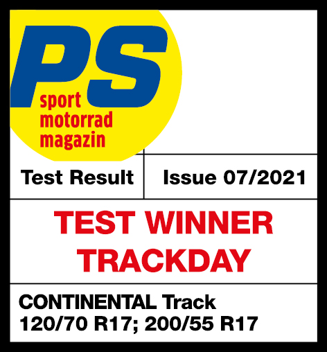 ContiTrack Gli slick continental moto trak day della rivista tedesca PS magazine test recensioni valutazione gomme pneumatici pista