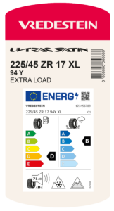 nuova etichetta europea dei pneumatici Apollo Vredestein