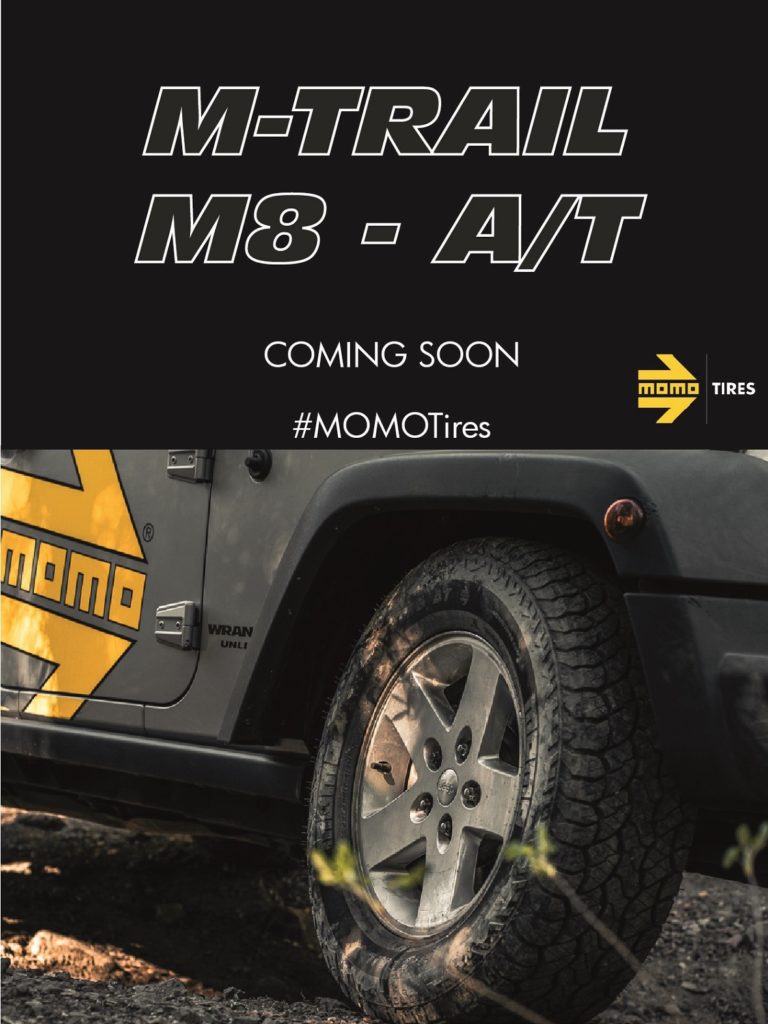 Martedì 6 luglio ore 10:00 attraverso le piattaforme social MOMO Tires e attraverso il canale Youtube e la pagina Facebook di Pneusnews sarà disponibile il corto firmato MOMO Tires dedicato a M8-A/T – M-TRAIL.