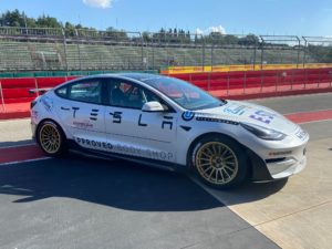 E-STC Series Electric Super Touring Car Super Turismo Tesla Model 3 