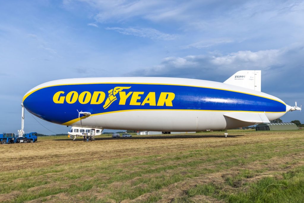 dirigibile Goodyear Milano Monza weekend 16 18 luglio blimp