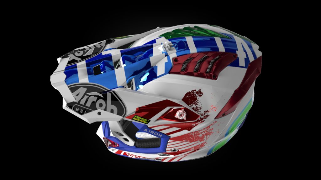 Aviator 3 Six Days Italia 2021 Airoh limited edition ISDE casco