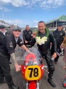 Barry Sheene Memorial Trophy Avon Tires Steve Plater Goodwood Revival