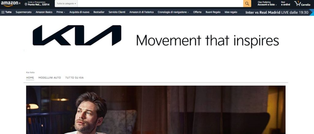 Kia amazon ebay vende accessori e ricambi originali su eBay e Amazon.it online shopping siti negozio virtuale case auto parti
