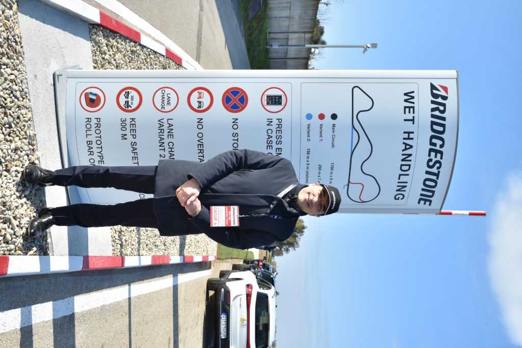 Bridgestone pista aprilia inaugura la nuova di Wet Handling presso l’European Proving Ground di Roma dove aperta costi auto gomme pneumatici