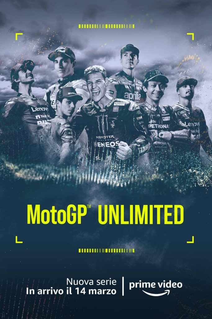MotoGPTM Unlimited Prime Video lancia la docu-serie Amazon Exclusive 14 marzo quando data prezzi Fabio Quartararo valentino rossi