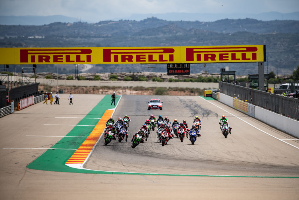 sbk Aragón superbike pirelli gomme coperture pneumatici spagna date primo round del Campionato Mondiale MOTUL FIM motorland