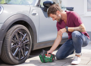 UniversalPump 18V compressore a batteria Bosch gonfiare gomme