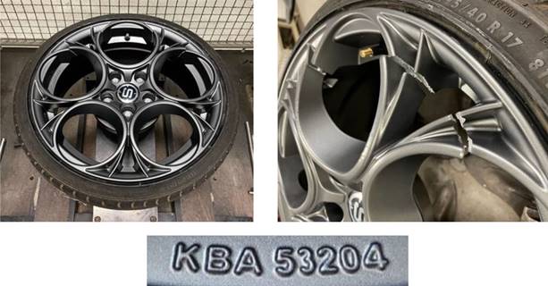 Esseruote Il KBA allerta sulla pericolosità delle ruote cerchi cerchioni salerno raggi rottura pericolose segnalazione richiamo germania