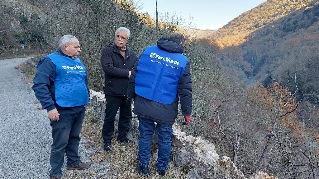Gole di Melfa raccolti oltre 1.000 pneumatici puori uso usati discarica Marco Belli e Manola Boccarossa franco moscone ecotyre ambrogio