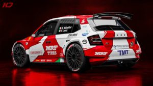 Andrea Mabellini Virginia Lenzi FIA European Rally Championship MRF Tyres