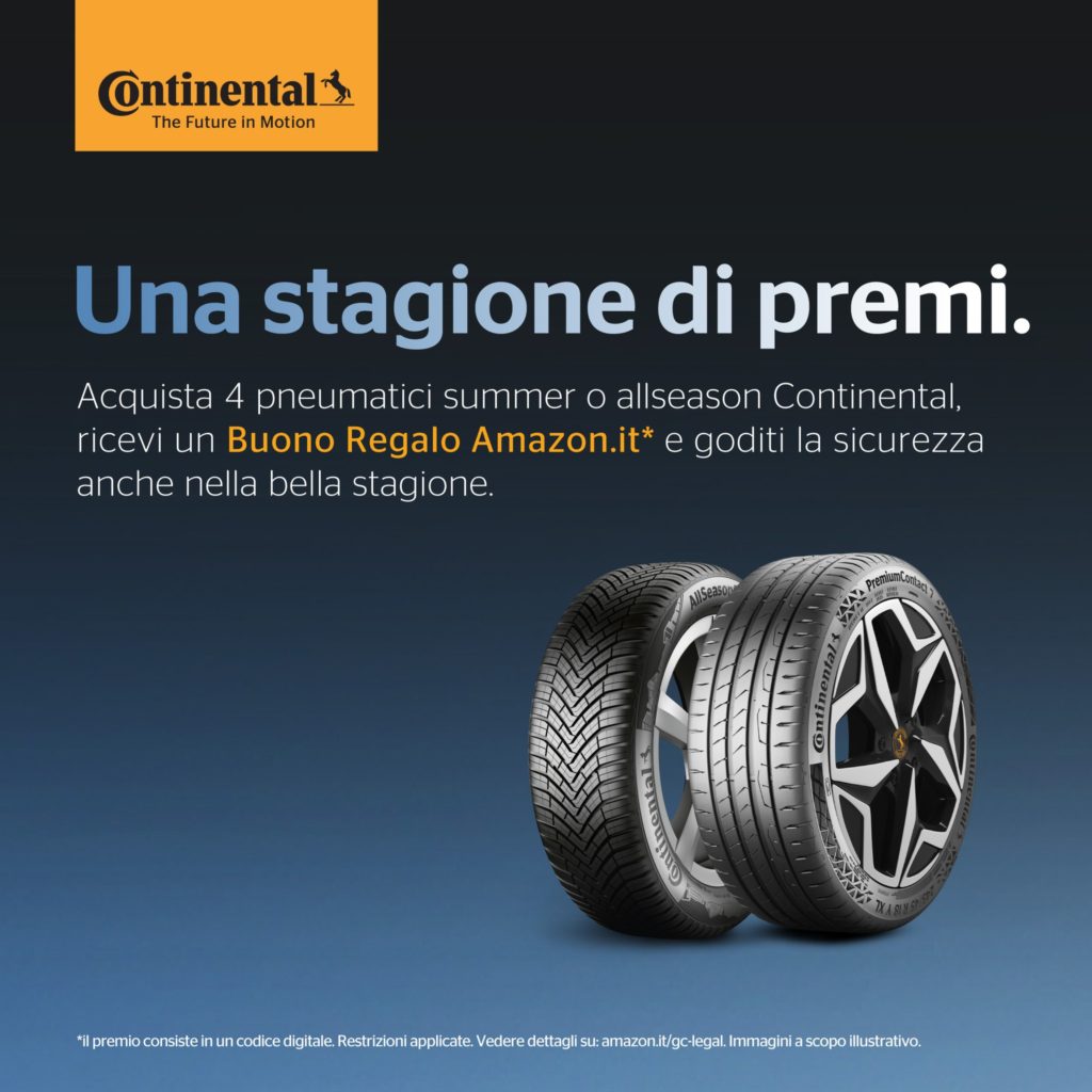 Una stagione di premi Continental promozione Buono Regalo Amazon.it