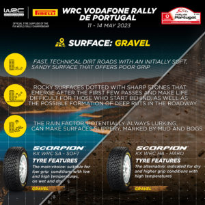 rally portogallo 2023 sterrato pirelli pneumatici gomme terra